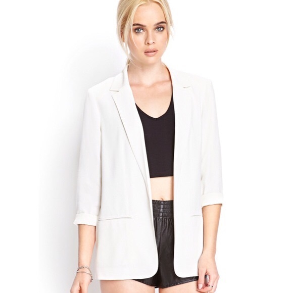 longline boyfriend blazer